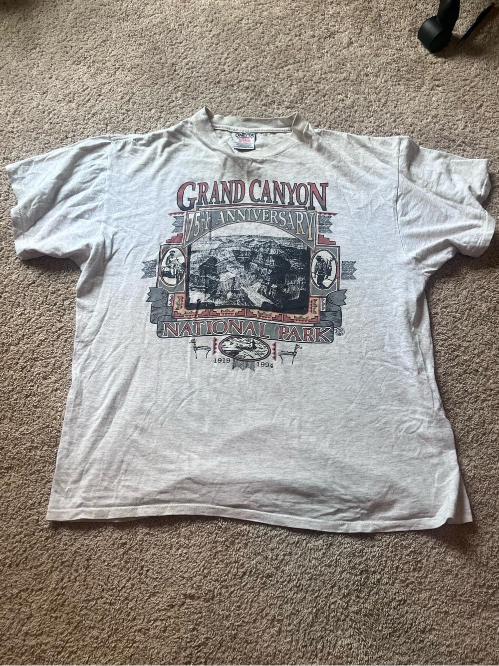 Grand Canyon National Park Anniversary Graphic Tee - White